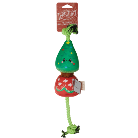 Territory Holiday Dog Toy Tree Treat Tug Plush 2024 - Southeast Pet ...