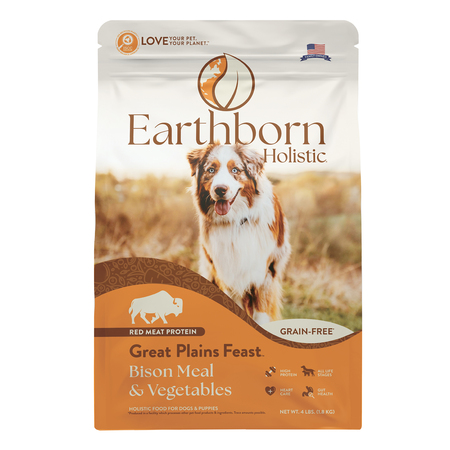 Earthborn Dog Food GF Great Plains Feast 4# - Southeast Pet Online Ordering