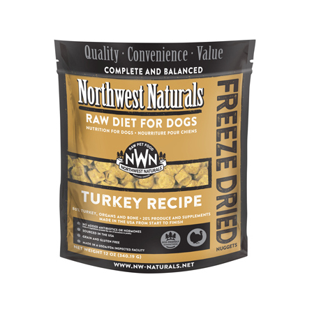 Northwest Naturals FD Nuggets Turkey 12 oz - Southeast Pet Online Ordering