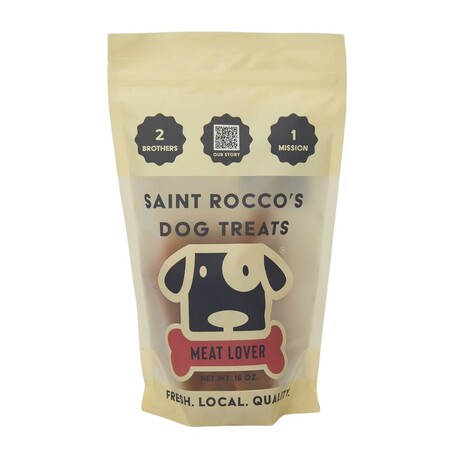 Saint Rocco's Dog Treat Meat Lovers 16 oz - Southeast Pet Online Ordering