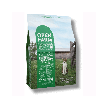 Open Farm Cat Dry GF Turkey & Chicken Homestead 8# - Southeast Pet ...