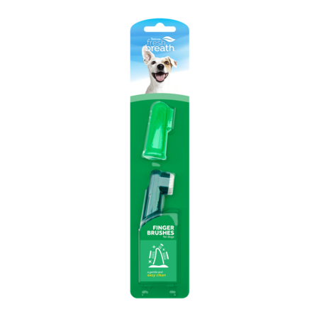 Tropiclean Fresh Breath Oral Care Finger Brush 2 Pack - Southeast Pet ...