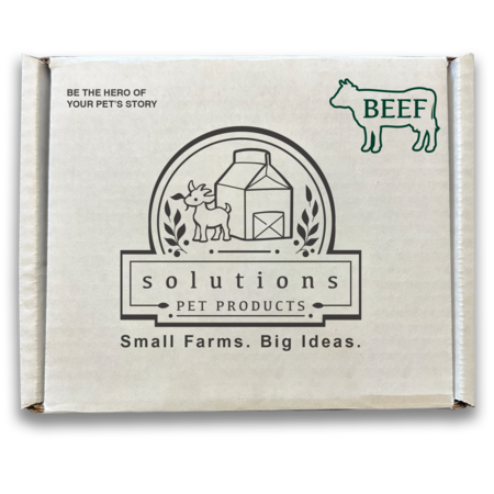 Solutions Dog Frozen Beef Sliders 3# - Southeast Pet Online Ordering