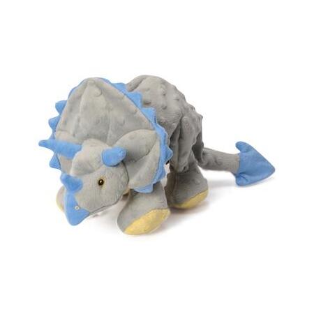 Worldwise goDog Dog Toy Dinosaur Triceratops Grey - Southeast Pet ...