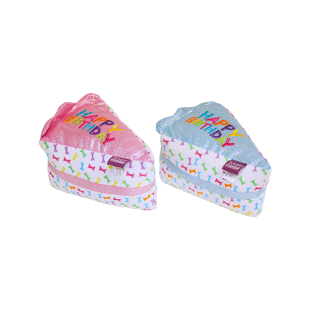 Multipet Dog Toy Birthday Cake Slice - Southeast Pet Online Ordering