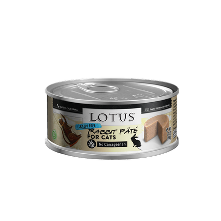 Lotus Cat Can GF Pate Rabbit 2.75 oz 24/Case - Southeast Pet Online ...