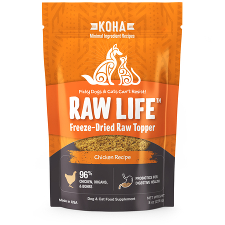 Koha Dog Treat FD Raw Life Topper Chicken 8 oz - Southeast Pet Online ...