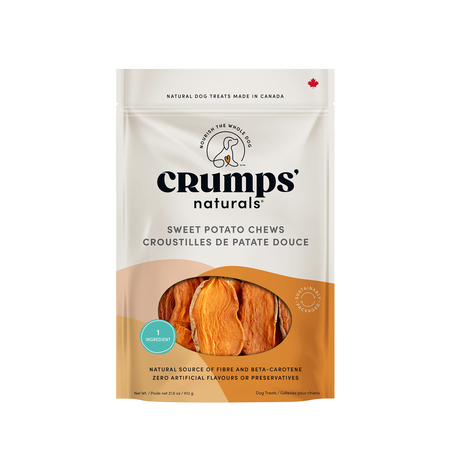 Crumps Dog Treat Sweet Potato Chews 21.6 oz - Southeast Pet Online Ordering