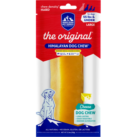 Himalayan Dog Chew Cheese Large 3.3 oz Red 55# & Under - Southeast Pet ...