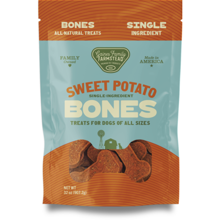 Gaines Family Dog Treat Sweet Potato Bones 32 oz - Southeast Pet Online ...