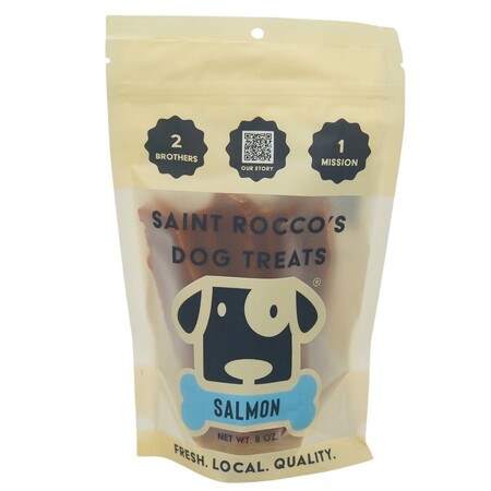 Saint Rocco's Dog Treat Salmon 8 oz - Southeast Pet Online Ordering