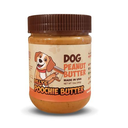 Poochie Butter Dog Treat Nut Butter Original Peanut Butter 12 oz ...