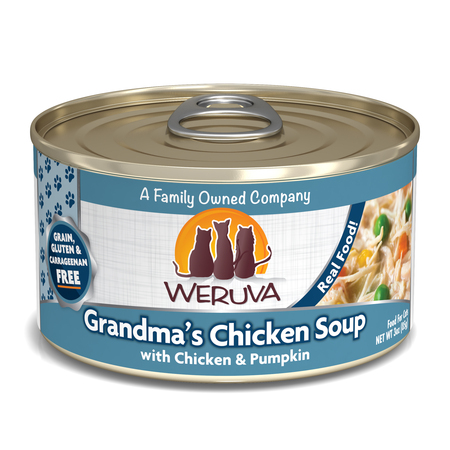 Weruva Cat Classic Can GF Chicken & Veggies - Grandma's Chicken Soup 3 ...