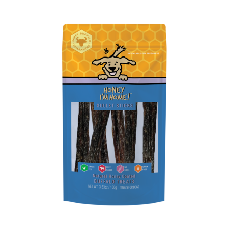 Honey I'm Home Honey Coated Buffalo Bag Gullet Sticks 3.53 oz ...