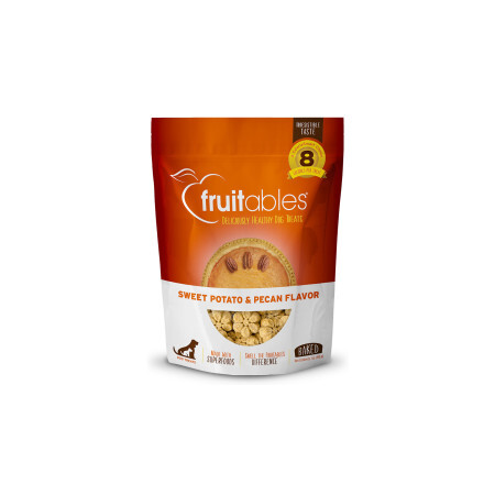 Fruitables Dog Treat Crunchy Baked Sweet Potato & Pecan 7 oz ...